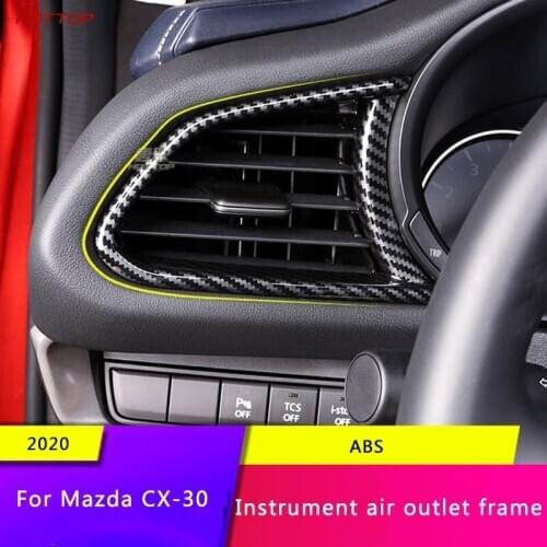 For Mazda Cx-30 2020 Modified Interior Instrument Air Outlet Frame Decorating Accessories