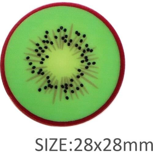 Fruit apple Watermelon pineapple kiwi banana flat back planar resin diy holiday decoration crafts accessories 25 piece,25Yc1011