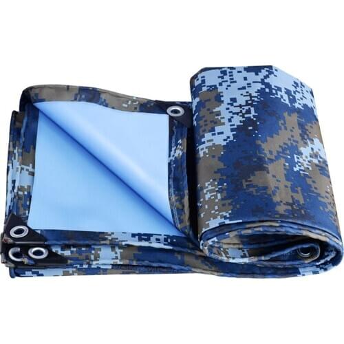 Various Size Camouflage Tarp Waterproof Tarpaulin Home Garden Outdoor Thicken Sun Shade Sail Customized Size