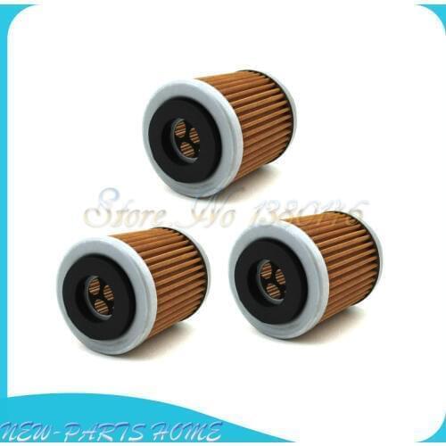 3pcs Oil Filters For Yamaha ATV YFM 400 350FW Big Bear 350X Warrior 350FX Wolverine YZ426F YZ250F YZ400F Dirt