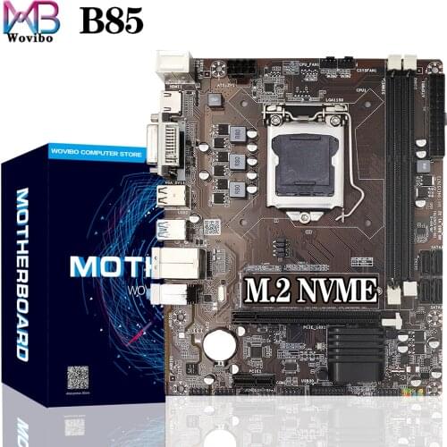 B85 Motherboard VGA SATA III USB 3.0 DDR3 16G Memory M.2 NVMe SSD For Intel LGA1150 CPU I3 I5 I7 CPU Desktop Mainboard 1150