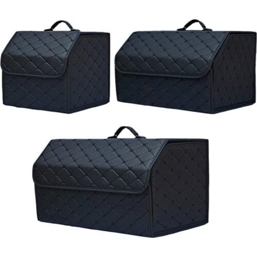 Multipurpose Collapsible Car Trunk Storage Organizer With Lid Portable Car Storage Bag Car Trunk Organizer
