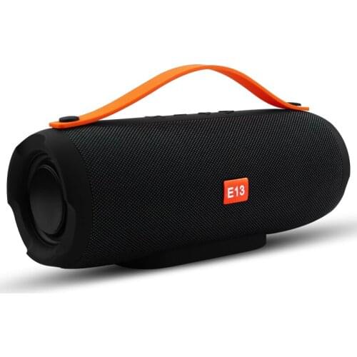 E13 Mini Portable Wireless Bluetooth Speaker Stereo Speakerphone Radio Music Subwoofer Column Speakers for Computer with TF FM