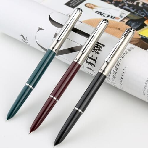 Wingsung Fashion and Classical Fountain Pen with 0.5mm Iridium Nib High Quality Smooth Writing Pens for Student Ink Pens