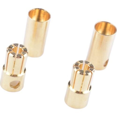 140A 6.5mm Gold Plated Bullet Banana Plug rc Connectors for Battery,Charger,Motor,ESC ,RC Planes Cars Boat Drone