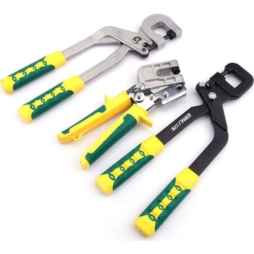Professional Aluminum Keel Forceps Rivet-free Punching Metal Pliers Stud Crimper Stud Crimper Fixed Punch Tool Home Decoration
