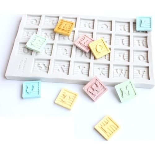 Numbers Letters Silicone 3D Fondant Mold Cakes Chocolate DIY Kitchen Bakeware Decorating Tools