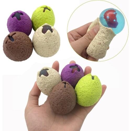 Squeeze Dinosaur Eggs Baby Dragon Antistress Novelty Gag Toys Fun Tricks Venting Balls Anti Stress Soft Colorful Kids Gifts