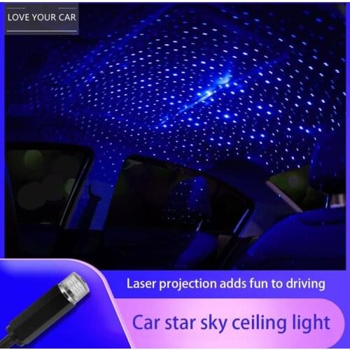 Car roof starry sky light indoor LED starry sky laser projector lamp USB LED ambient light indoor ceiling projector