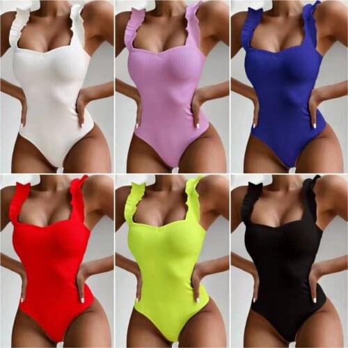 UVRCOS Red One-piece Swimwear