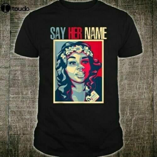 Breonna Taylor Say Her Name Vintage Basic Unisex T Shirt Regular Size S-3XL