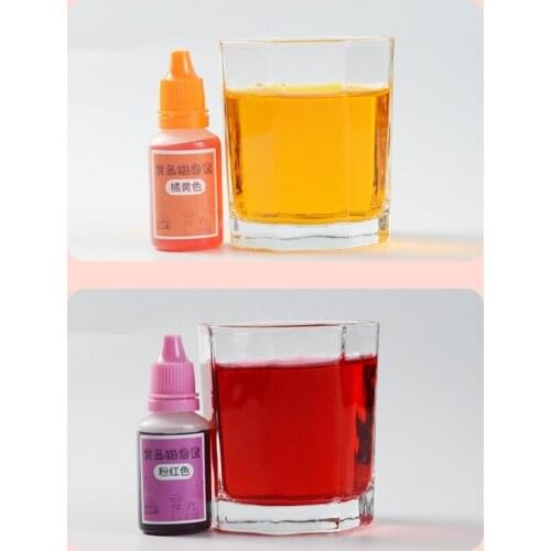 594C 6pcs 25ml Liquid Pigment DIY Handmade Scented Candle Coloring Colorants for Jelly Soybean Wax Dye Making