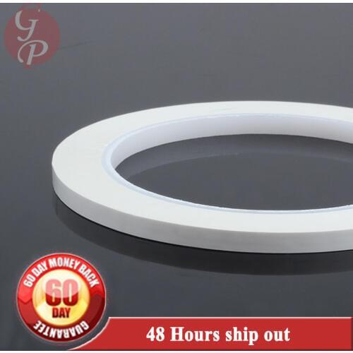 5x 6mm*66M*0.06mm Transformer Insulation PET Anti-Flame High Temperature Adhesive Mylar Tape WHITE #C1330