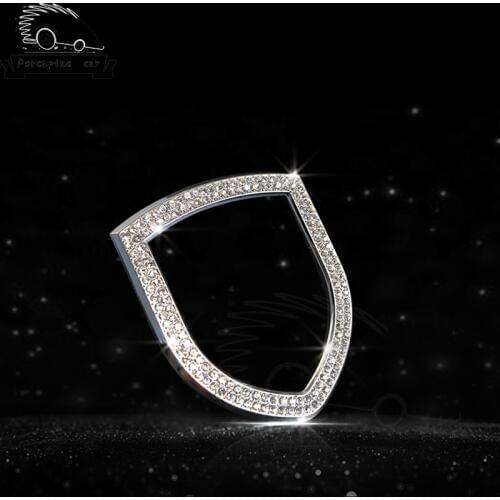 Diamond Car Steering Wheel Sticker for Porsche Panamera 918 Cayenne Macan 718 911 Car Interior Accessories