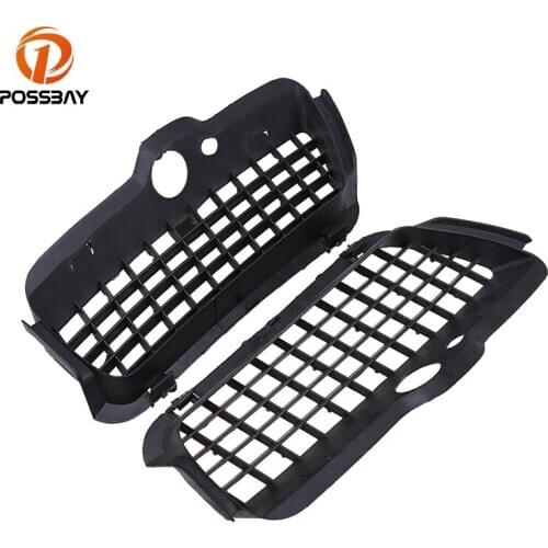 POSSBAY Car Fog Light Lamp Cover Bumper Grille Grills for VW Rabbit Conv./Golf Cabrio. 1994 1995 1996 Car Replacement