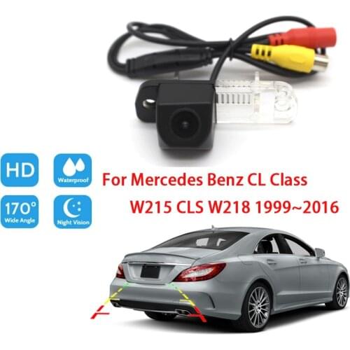 Car camera For Mercedes Benz CL Class W215 CLS W218 1999 ~ 2016 Car Rear View Backup Camera Waterproof Night Vision HD CCD