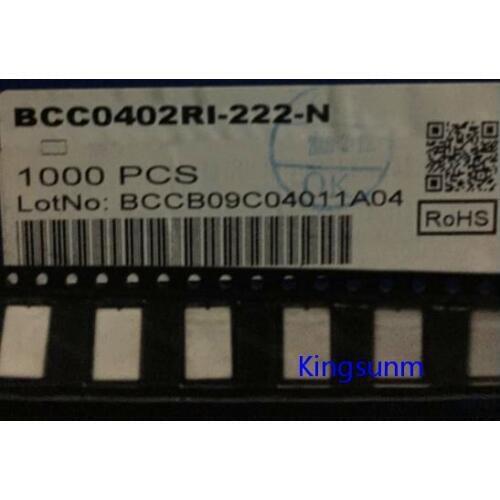 Free shipping 10pcs SMD common mode choke inductor BCC0402RI-222-N 2.2MH 0.5A 9X5MM Qili new factory