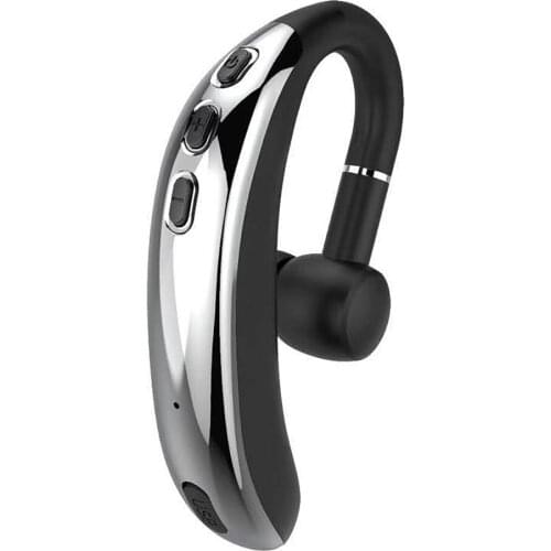 BT 5.0 Business Earbud Single Wireless Rotatable Earbud for Ear Noise Reduction Power Display Multifunctional Buttons headset