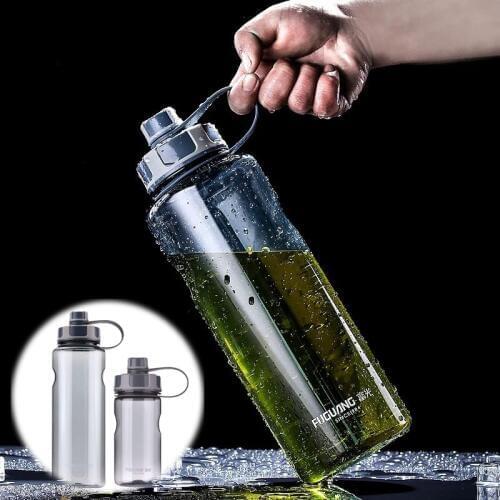 Bpa-free 2L sports travel outdoor equipped water bottle Creative portable large capacity Plastic space kettle with tea infuer