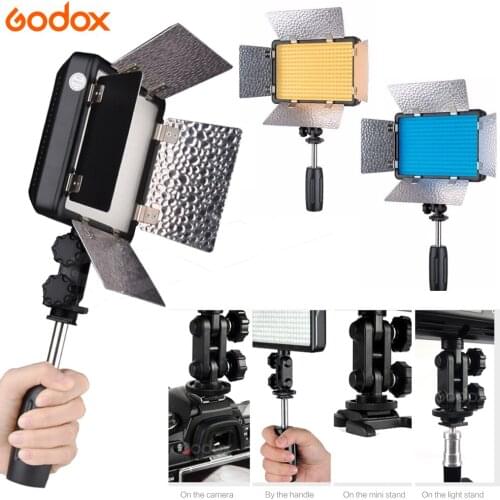 Godox LED308W II 5600K White LED Remote Control Professional Video Studio Light + AC Adapter +remote control hot selling