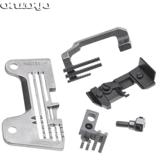 For Brother 4 Thread Needle Plate For B531 Industrial Overlocker - Part: 146781 Gauge Set