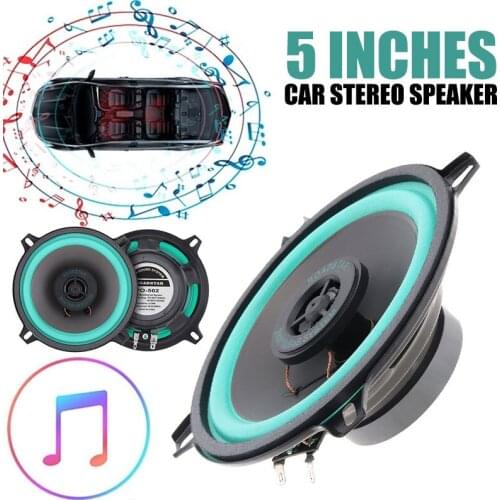 Coaxial Speaker 4/5 Inches HiFi Auto Audio 100W Loudspeaker Music 2 Way Car Horn 90-20000Hz Full Range Frequency
