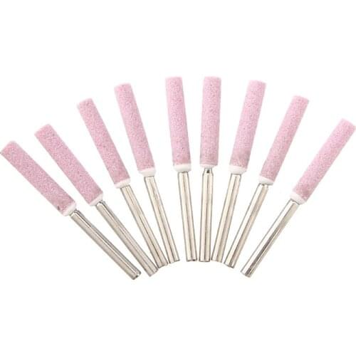 10PCS 4/4.8/5mm Grinding Wheel Grinding Heads Chainsaw Sharpener Grinding Stone File Kit Tools
