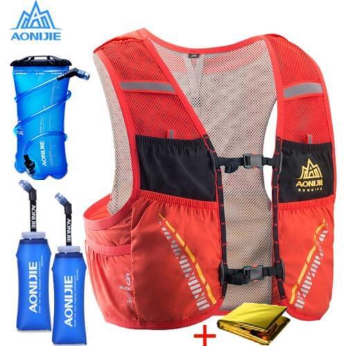 AONIJIE 5L Trail Hydration Vest Backpack Hiking Cycling Camping Marathon Rucksack Bag Running Bag