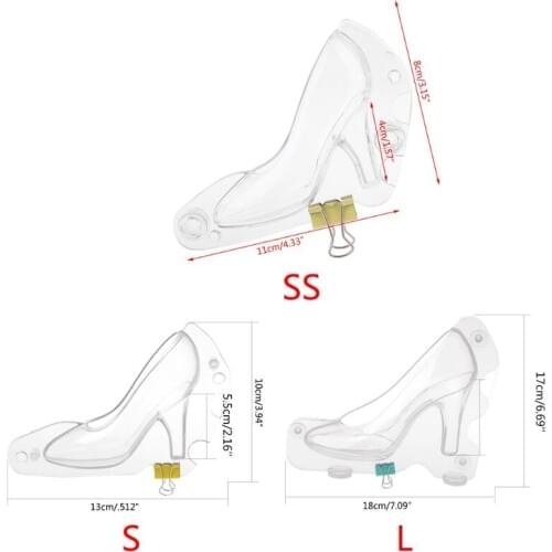 Fondant High Heeled Shoe Chocolate Mold Candy Sugar Paste Cake Decorating DIY