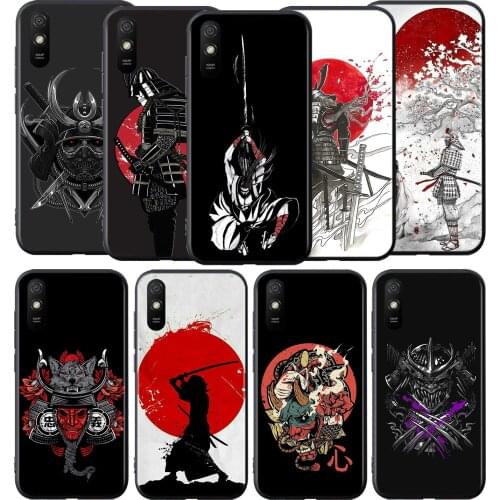 Japanese Samurai Silicone Cover For Xiaomi Redmi 9 9T 9C 8 7 6 Pro 9AT 9A 8A 7A 6A S2 5 5A 4X Plus Phone Case