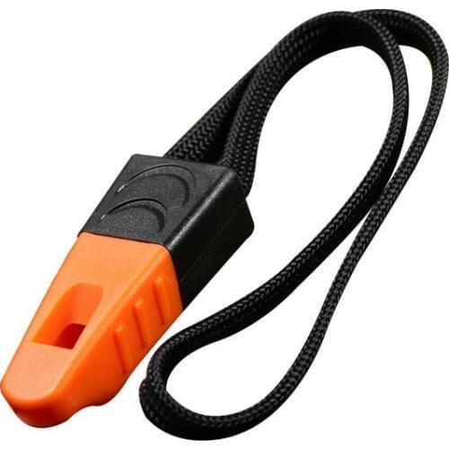 Whistle Ganzo knife camping/hiking accessory could be the difference between life and death if you were to get lost in the woods