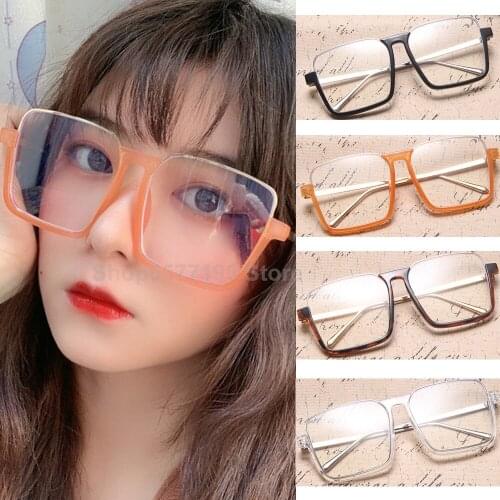 2020 Retro Fashion eyeglasses with glass frame for women with myopic glasses super light Female optical glasses New Eyewear