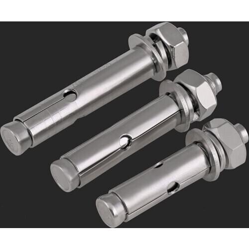 316 stainless steel expansion screw bolt extended extra long broaching wire m6m8 5PCS