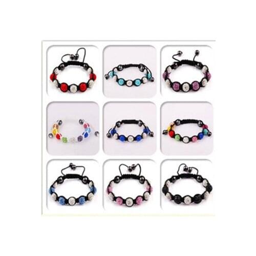 Jfg3 Best micro pave CZ Disco Ball Beads Crystal crystal Bracelet fasion women Gift jewelry Discount