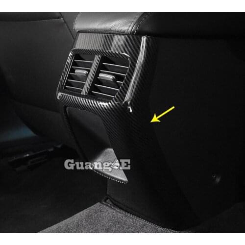 For Hyundai Sonata DN8 10Th 2020 2021 Car Body Styling Cover Trim Frame Rear Back Air Conditioning Outlet Vent Stick Parts