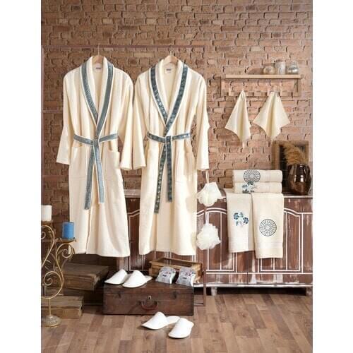 Nakkish Family Robe Set Cotton 16 Piece