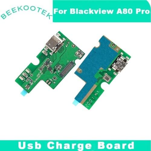 New Original A80pro USB Charge Board+Microphone For Blackview A80 Pro Phone Flex Cables Charging Module Phone TYPE-C USB Port