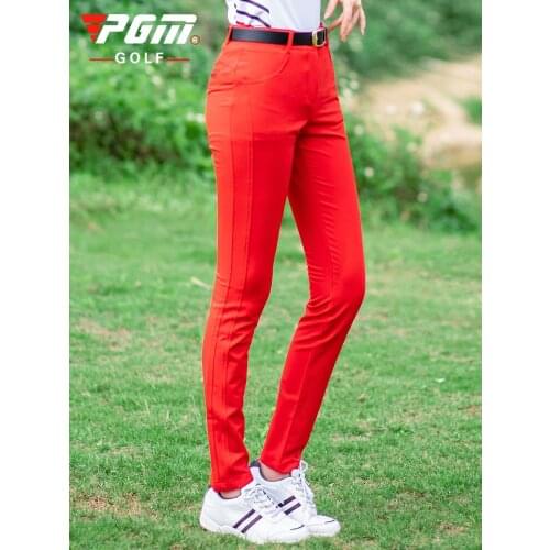 2021 New Golf Womens Pants Summer Sports Slim Pants Trousers For Ladies Elastic Golf Wear Trousers Sportswear 3 Colors