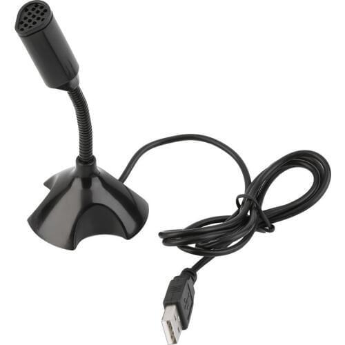 Universal USB Stand Mini Microphone Desktop Microphones MicFor PC Desktop Laptop Notebook Macbook Speech Wholesale
