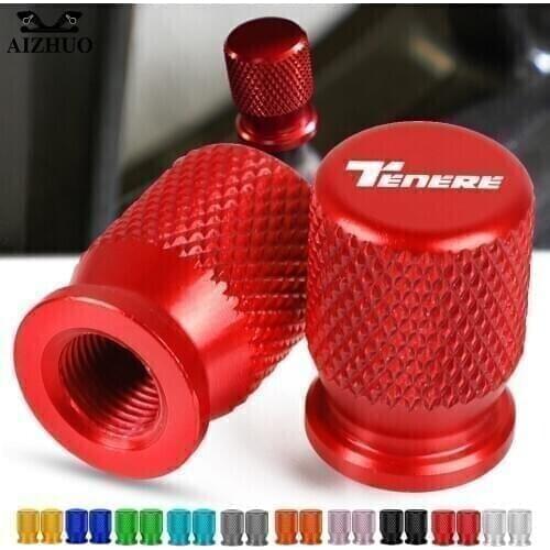 XTZ 750 CNC Aluminum Tire Valve Air Port Cover Caps Motorcycle Accessories FOR YAMAHA XTZ750 SUPER TENERE Tenere 1989-1996 1995
