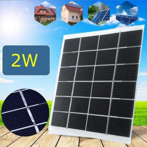 1Pcs 2W 6V Mini Solar Panel Cell Power Module Battery Light Toys Charger Best
