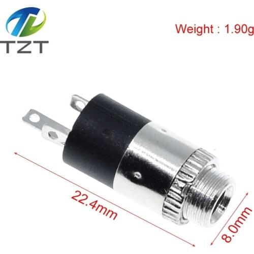 10Pcs PJ392 3.5MM Stereo Female Sockect Jack with Screw 3.5 Audio Headphone Connector PJ-392 Cylindrical Socket