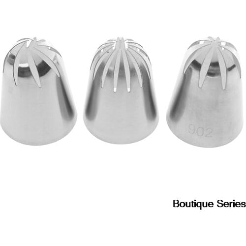 3pcs Large Russian Icing Piping Tips Set Cream Nozzles DIY Dessert Pastry Tips