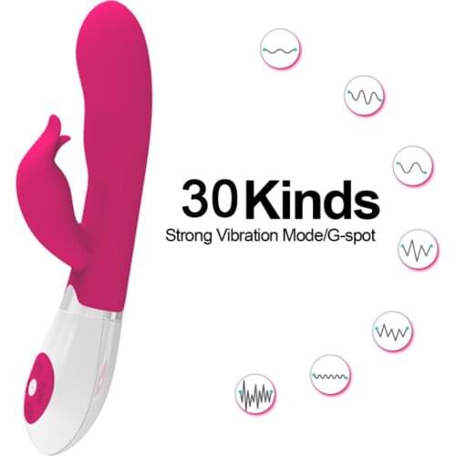 30 Requency Strong Rabbit Vibrator G-Spot Dildo Vibrator Clitoris Stimulator Vaginal Massager Sex Toys For Women Masturbation