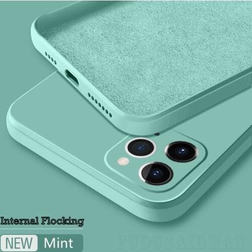 New Square Frame Liquid Silicone Phone Case For Samsung Galaxy A52 A72 A51 A71 A31 A41 A21S A22 A50 A70 S21 Soft Protecive Cover