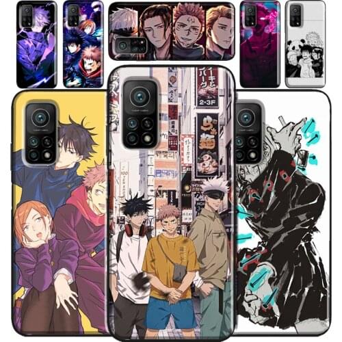 Anime Jujutsu Kaisen For Xiaomi Mi 11 Case Cover Note 10 Lite 10T Phone Cover For Poco X3 Pro M3 F1 F2 F3 Case