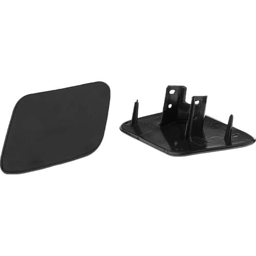 For Audi A4 B7 Black Front Left Right Bumper Headlight Washer Jet Cover Cap 8E0955275E 8E0955276E Car Auto Parts