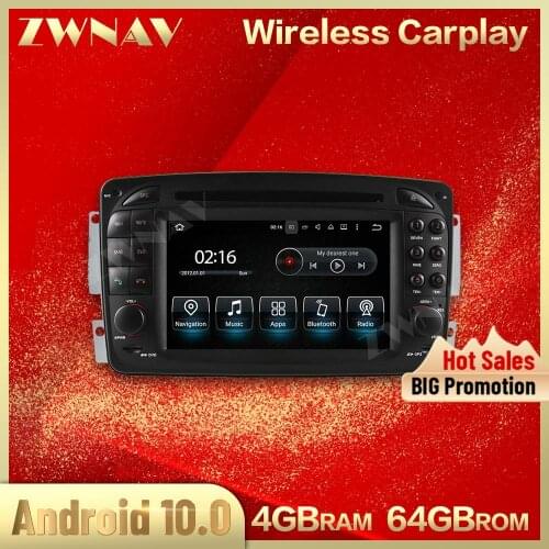 For Mercedes Benz Vaneo 2002-2005 Viano 2004-2011 Vito 2004-2006 GPS Android 10 Screen Multimedia Player Radio Stereo Head Unit
