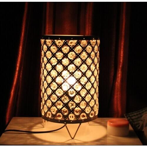 】 European rural contracted and contemporary white light lamp light wedding craft lamp of bedroom the head of a bed