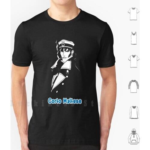 Corto Maltese Hugo Pratt Comic Retro Vintage Sailor Venezia Malta Italy Pirate Movies Tv Shows T Shirt 6xl Cotton Cool Tee